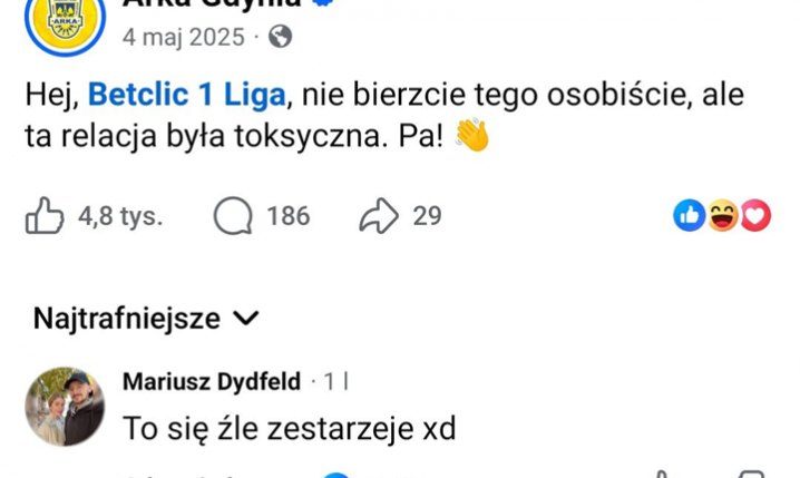 WPIS Arki Gdynia po awansie do Ekstraklasy rok temu xD